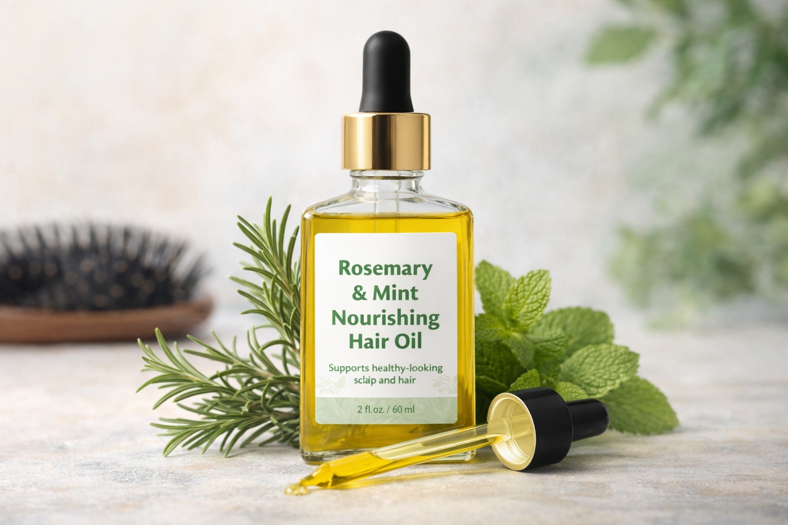 Rosemary & Mint Nourishing Hair Oil